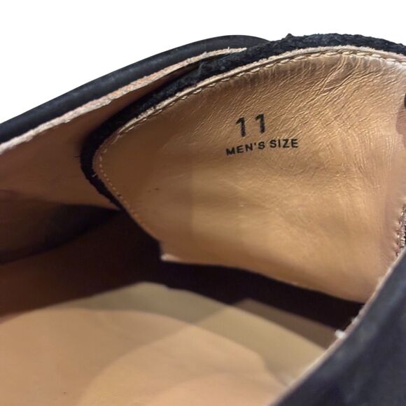 Tod's Midnight Navy Blue Matte Leather Derby US 11 Shoes - Picture 8 of 11